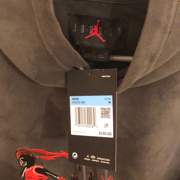 Travis Scott X Jordan Suede Hoodie - Picture 4 of 5